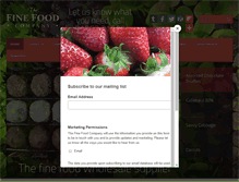Tablet Screenshot of finefoodco.co.uk